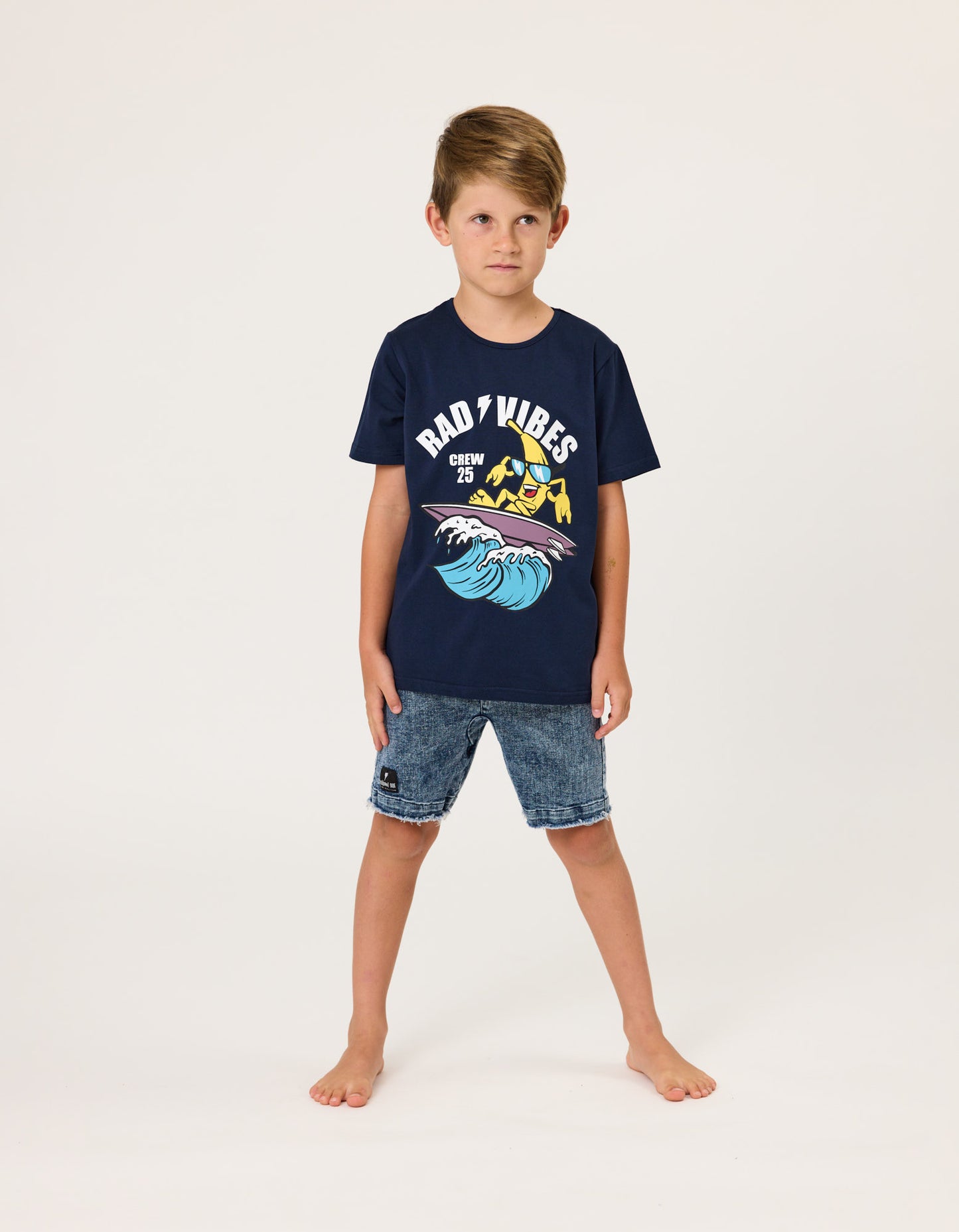 Radicool Rad Vibes Tee Navy
