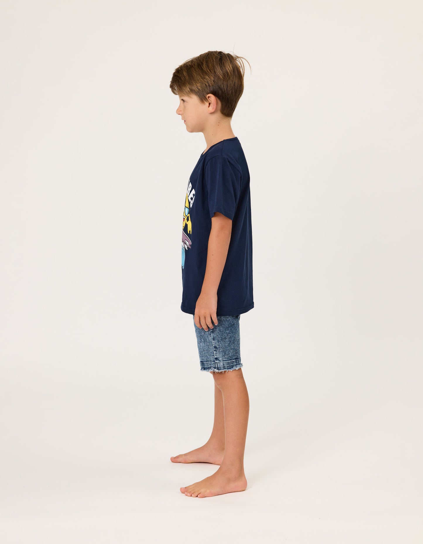 Radicool Acid Wash Blue Denim Short