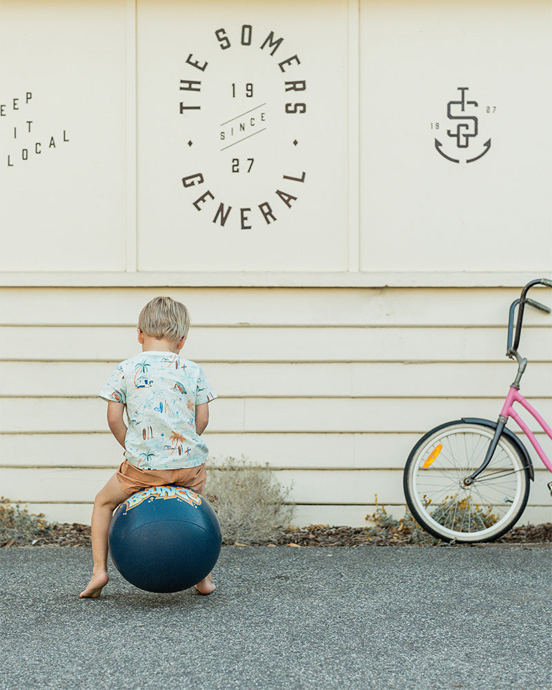 Minihaha Surfs Up Print Boys Tee