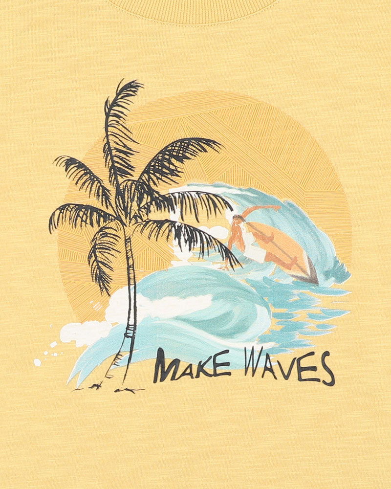 Minihaha Surfs Up Make Waves Boys Tee