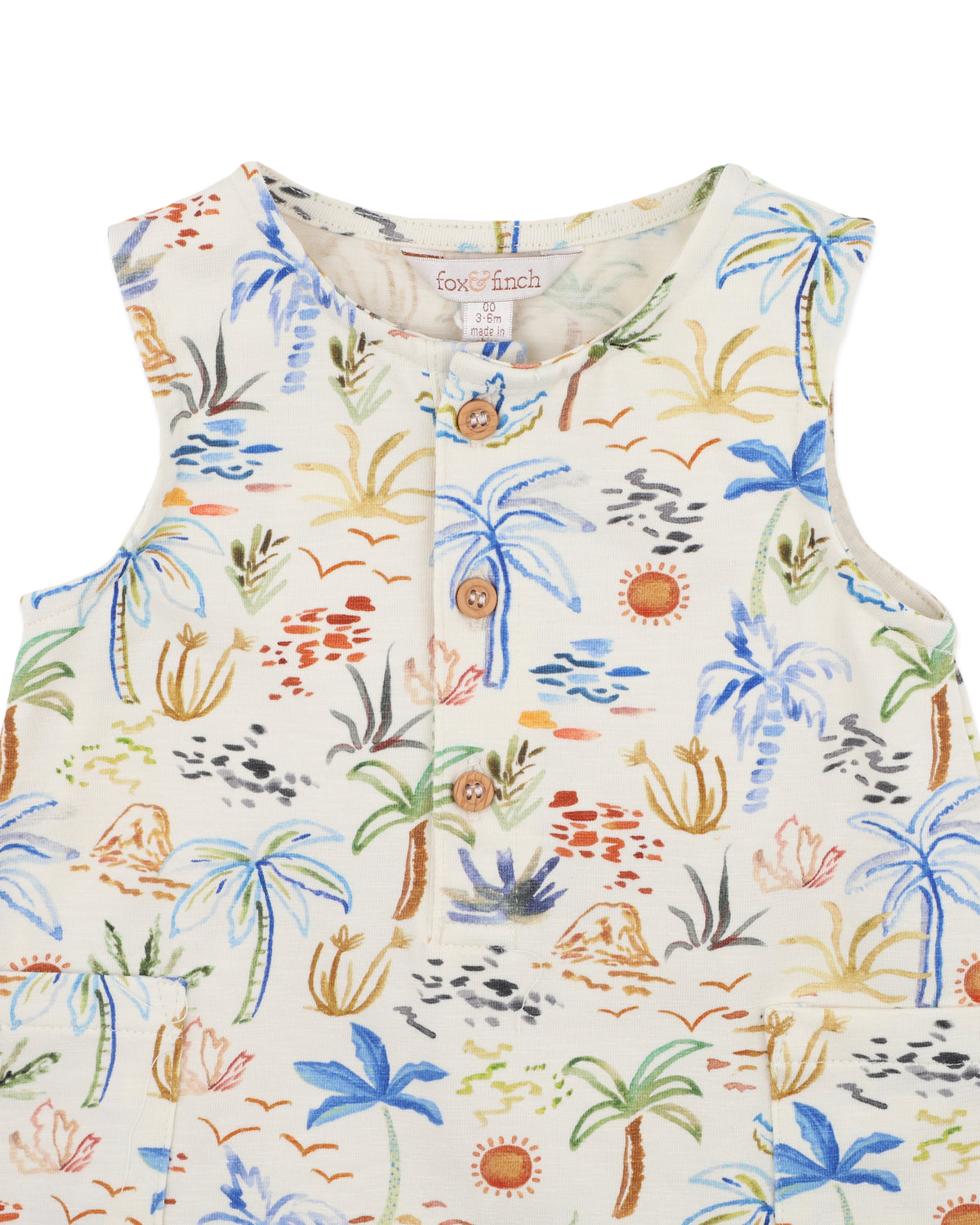 Minihaha Havana Button Up Romper