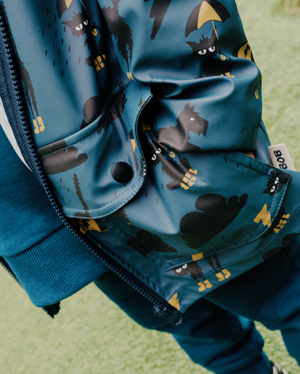 Band of Boys Raining Cat + Dogs Coat