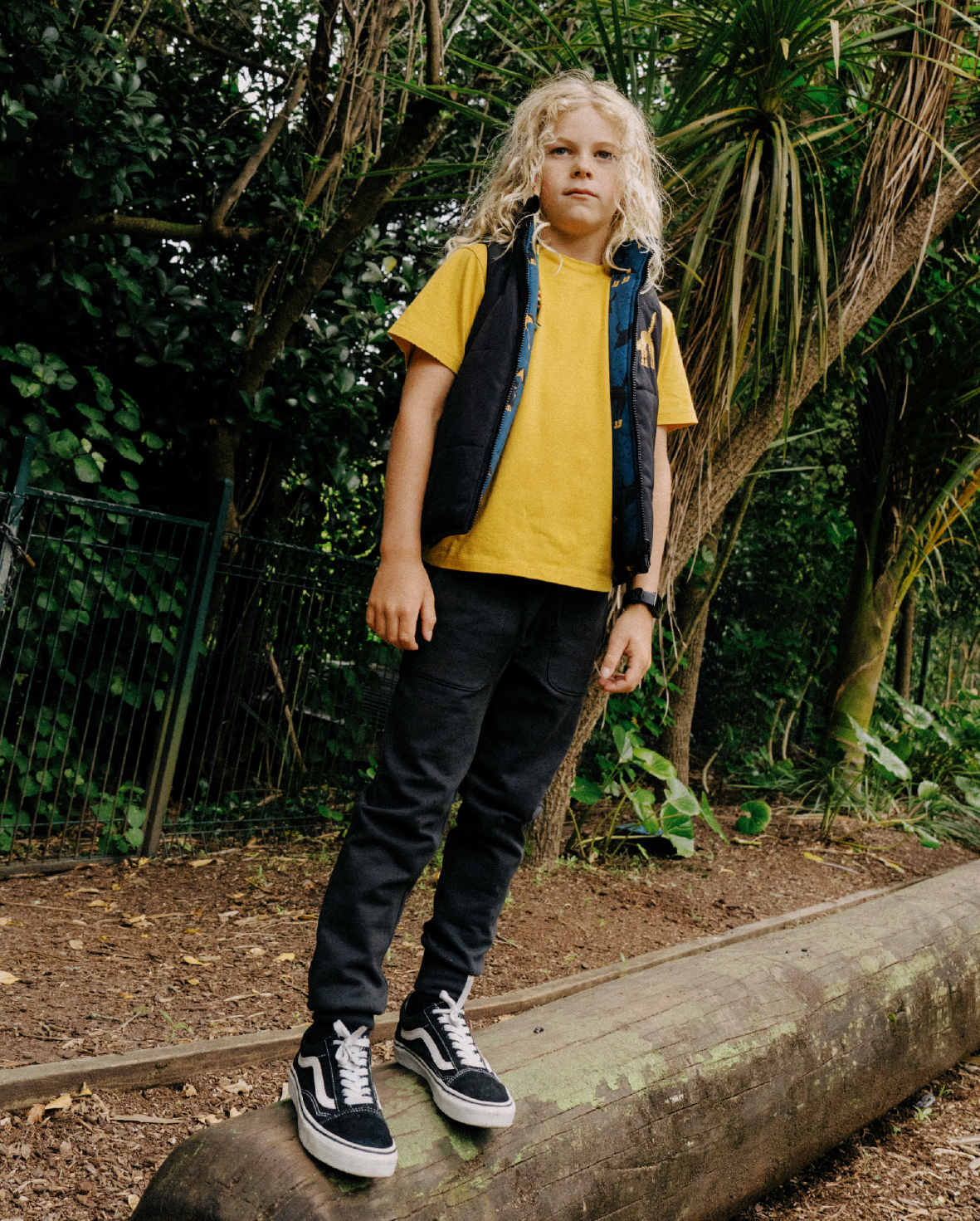 Band of Boys Raining Cat + Dogs Reversible Puffer Vest