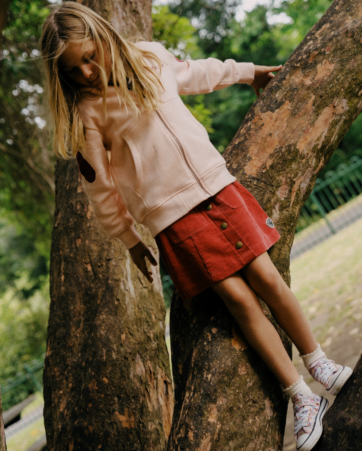 The Girl Club Rhubarb Corduroy Skirt