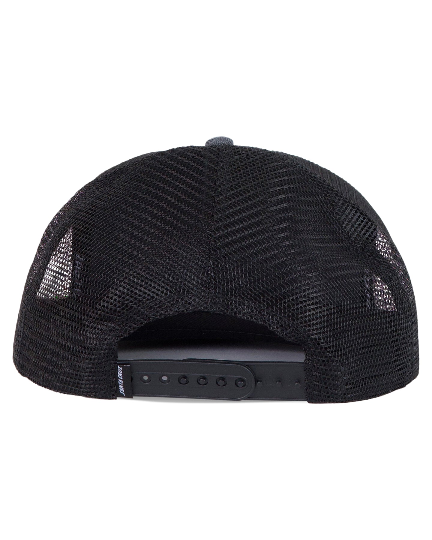 Santa Cruz Melting Strip Trucker Cap Dark Grey Marle