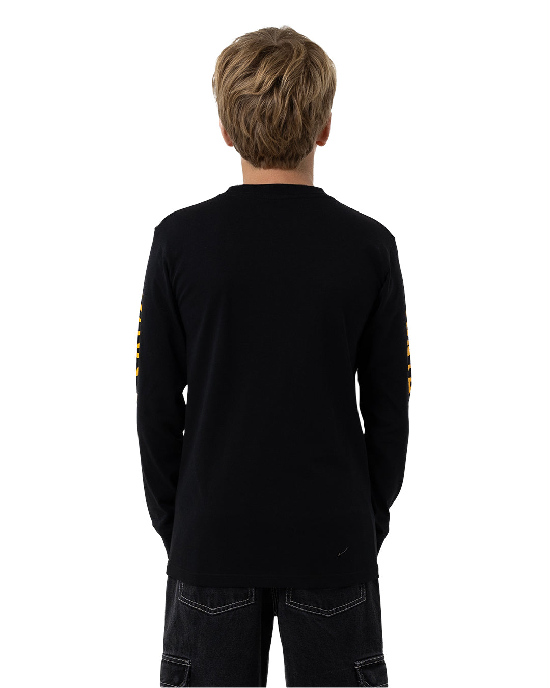 Santa Cruz Screaming Mouth Mono Front Long Sleeve Tee Black