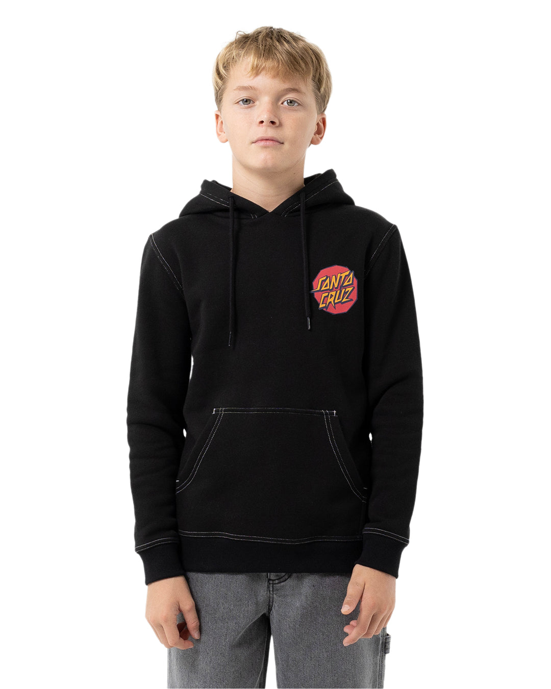 Santa Cruz Meek Scratched Slasher Hoodie Black