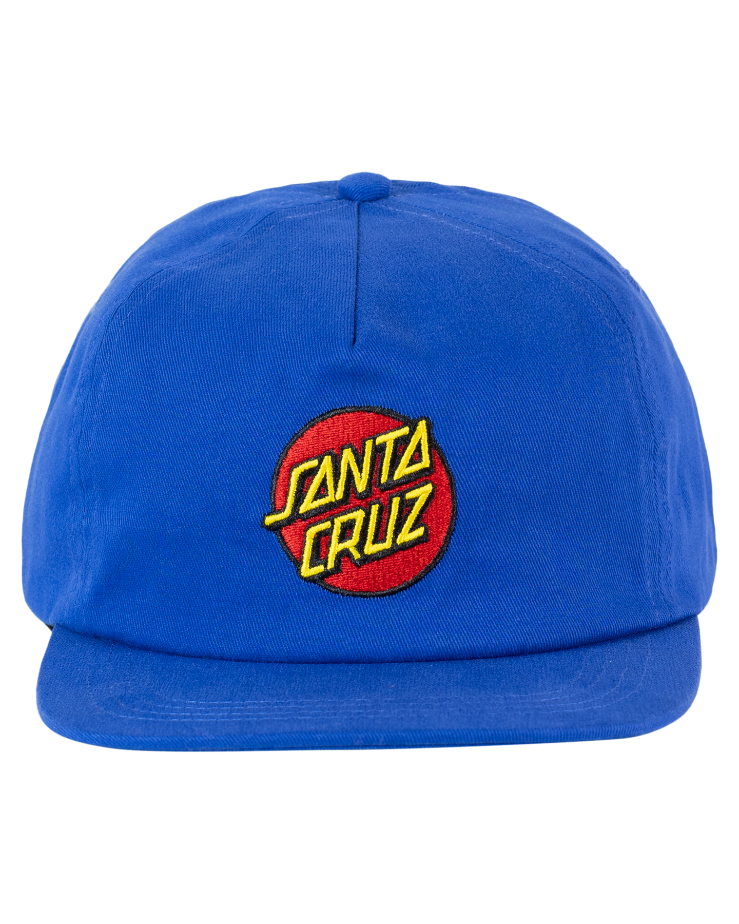 Santa Cruz Classic Dot Snapback Cap Cobalt