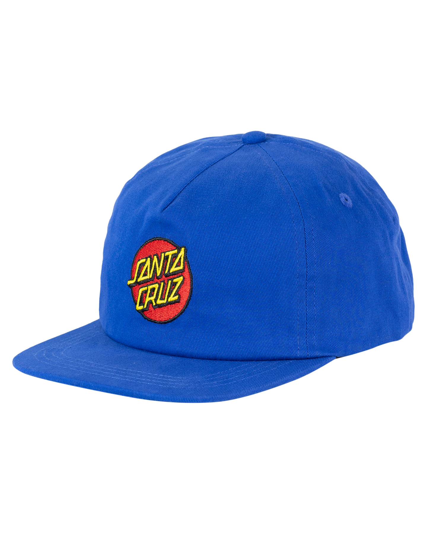 Santa Cruz Classic Dot Snapback Cap Cobalt