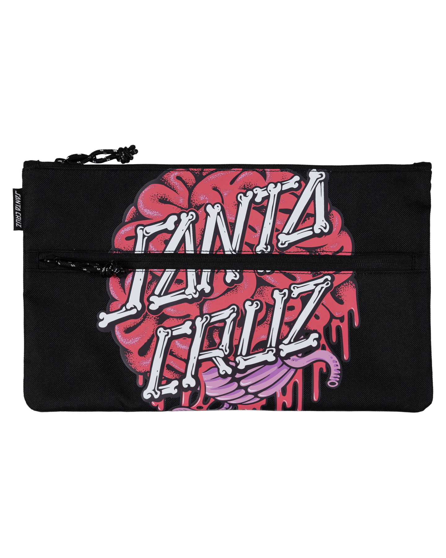 Santa Cruz Brain Dot Dual Zip Pencil Case