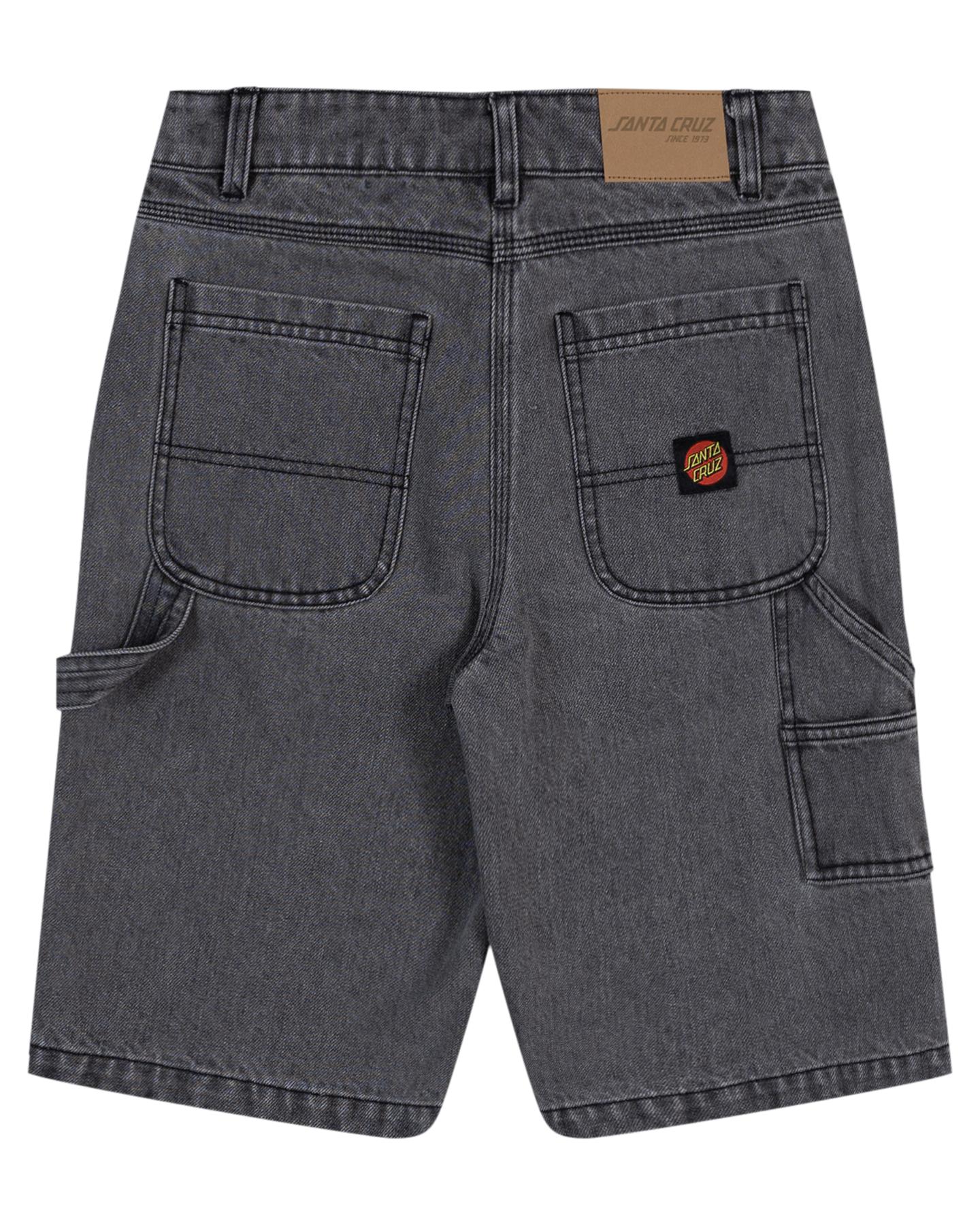 Santa Cruz Classic Dot Carpenter Jean Shorts Carbon