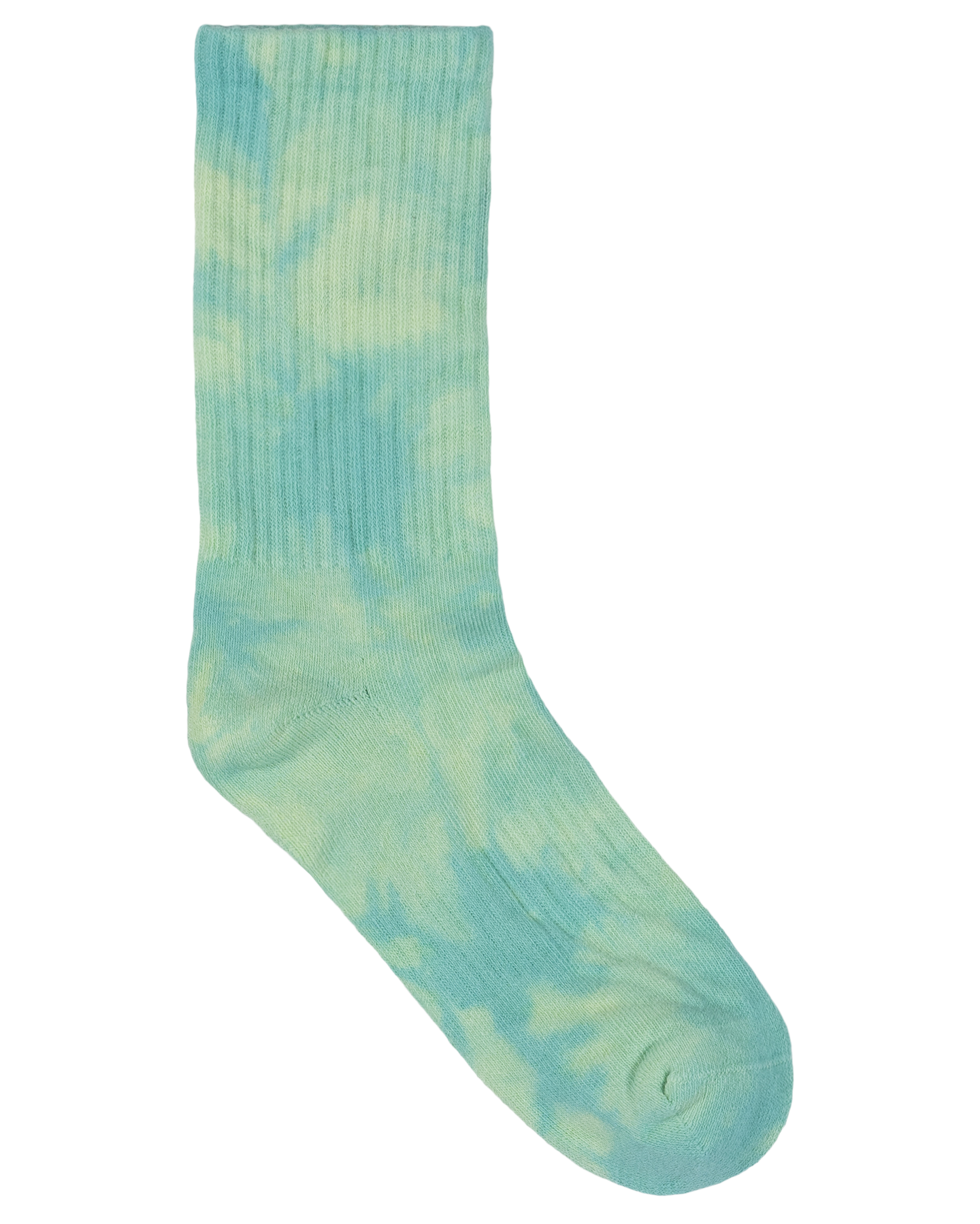 Santa Cruz Dye Crew Sock 2pack Blue Tie Dye | Teal Tie Dye