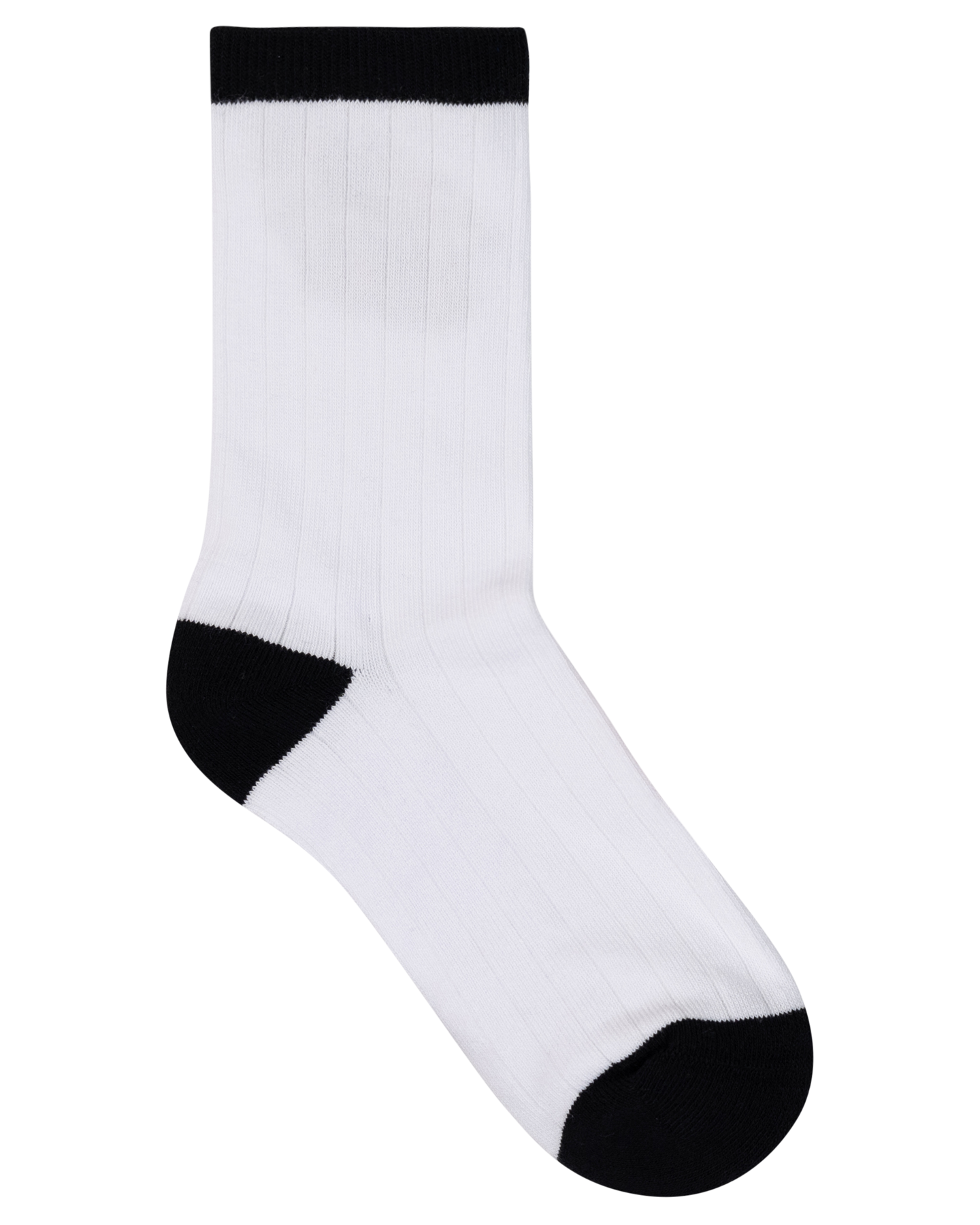 Santa Cruz Flamed Stack Upside Down Crew Sock 2 Pack White | Black