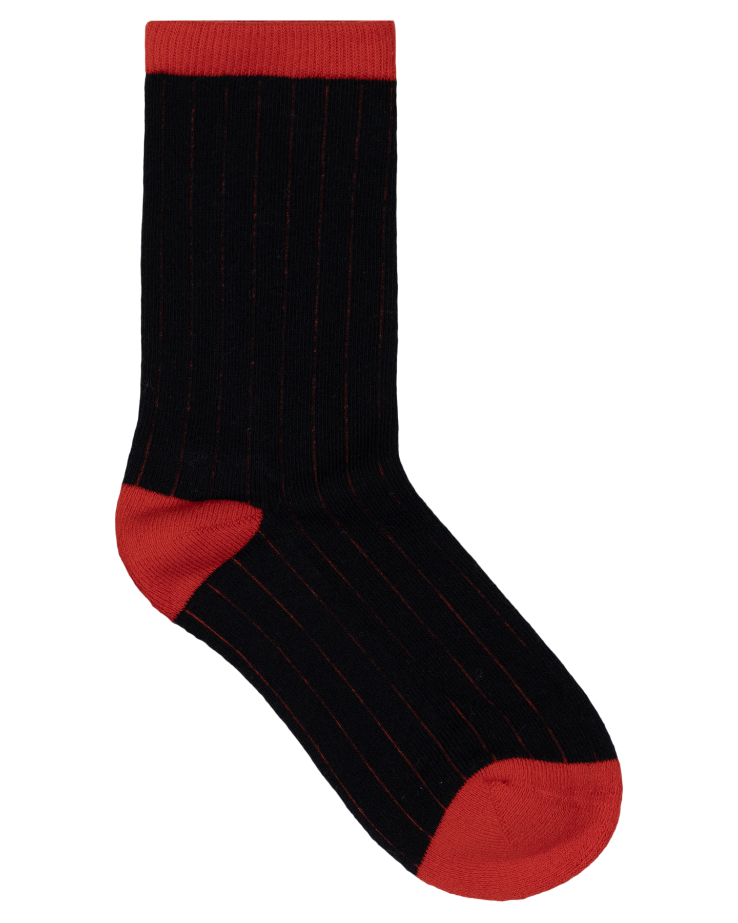 Santa Cruz Flamed Stack Upside Down Crew Sock 2 Pack White | Black