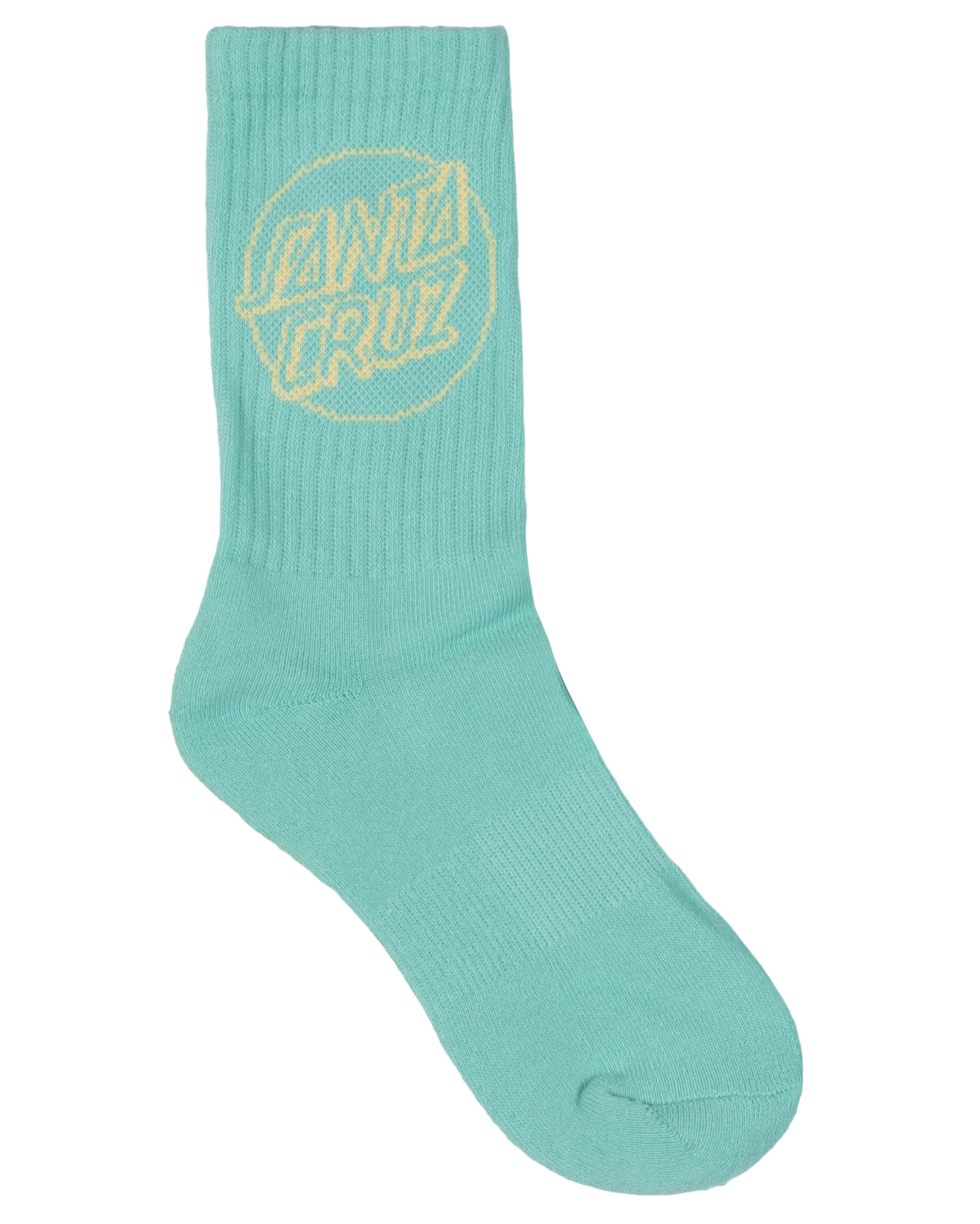 Santa Cruz Opus Dot Crew Sock 3pack Cobalt | Butter | Teal