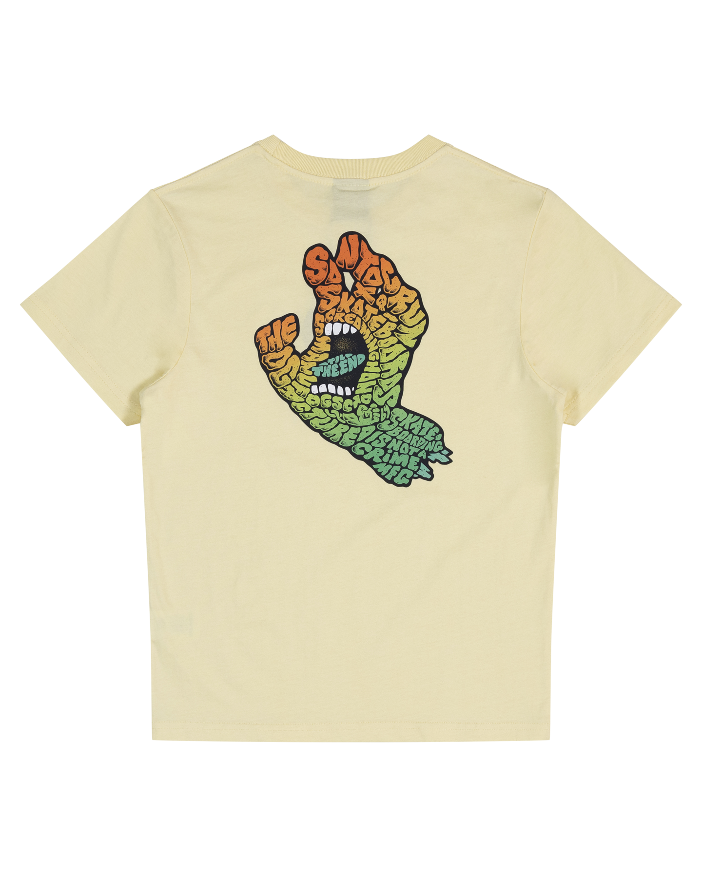 Santa Cruz Letter Hand Fade Tee Butter