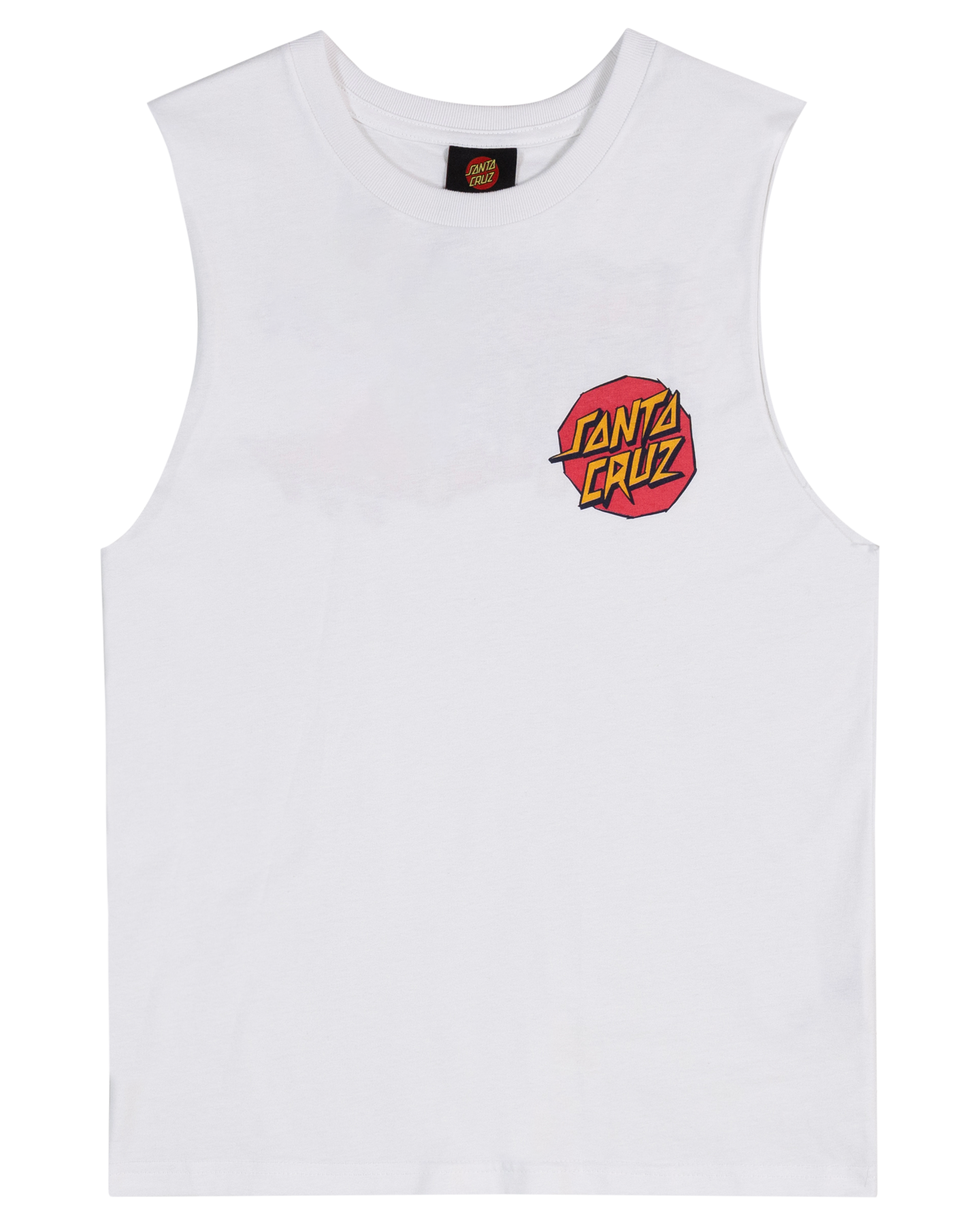 Santa Cruz Meek Scratched Slasher Muscle Tee White