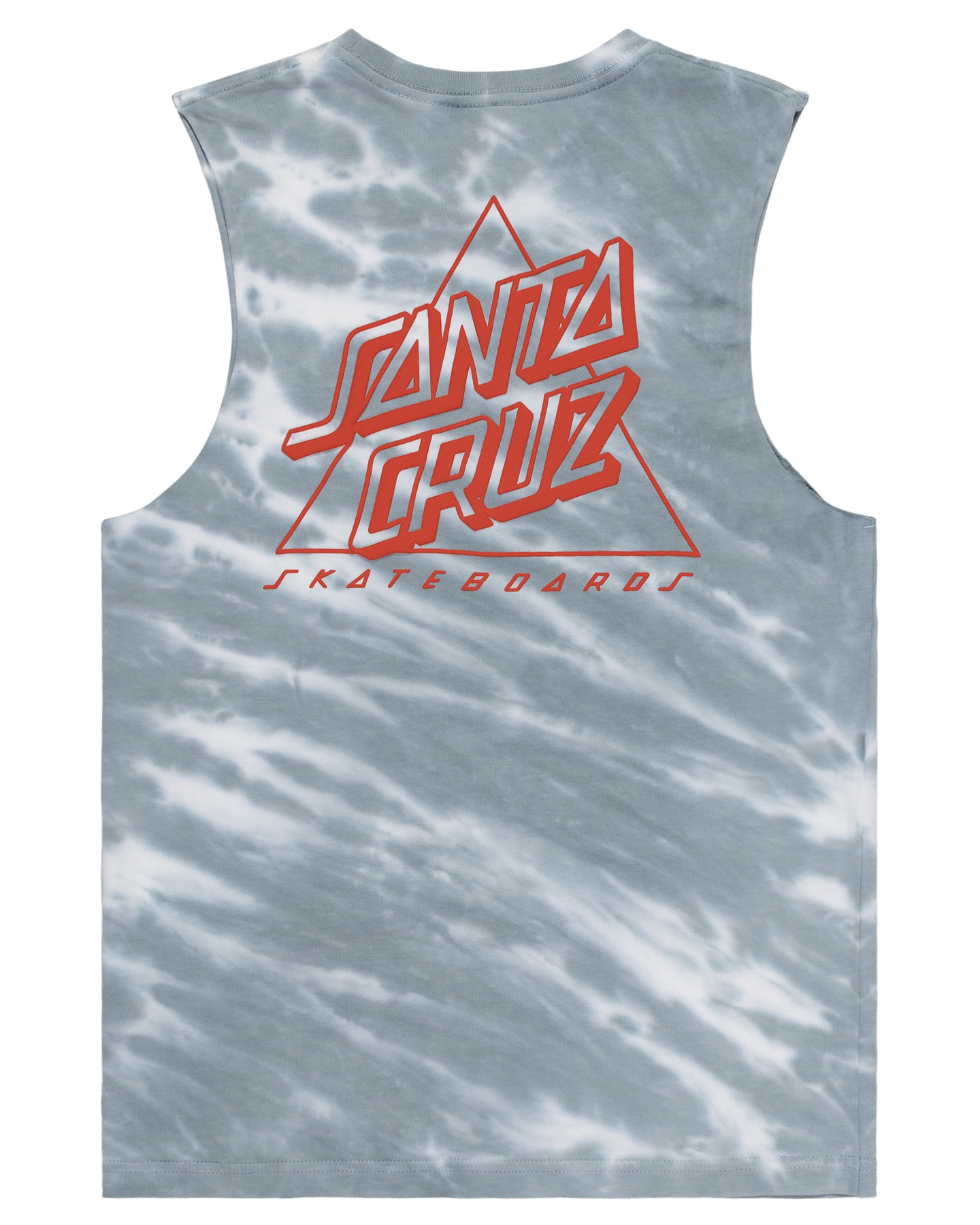 Santa Cruz Not A Dot Hollow Muscle Tee Slate Tie Dye