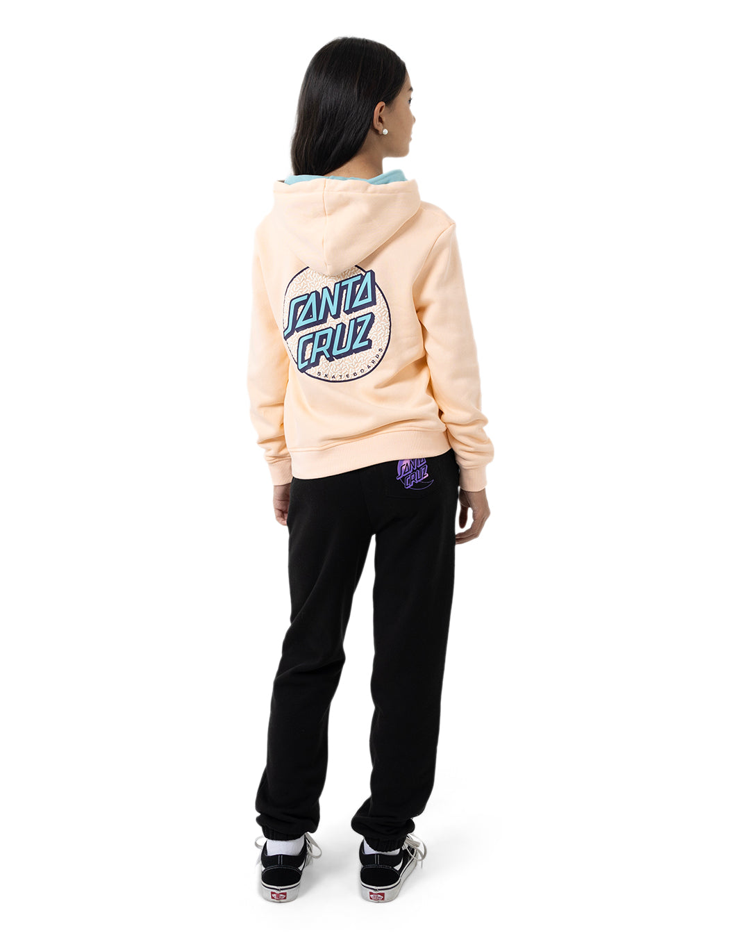 Santa Cruz Sprinkle Dot Hoodie Pink Coral