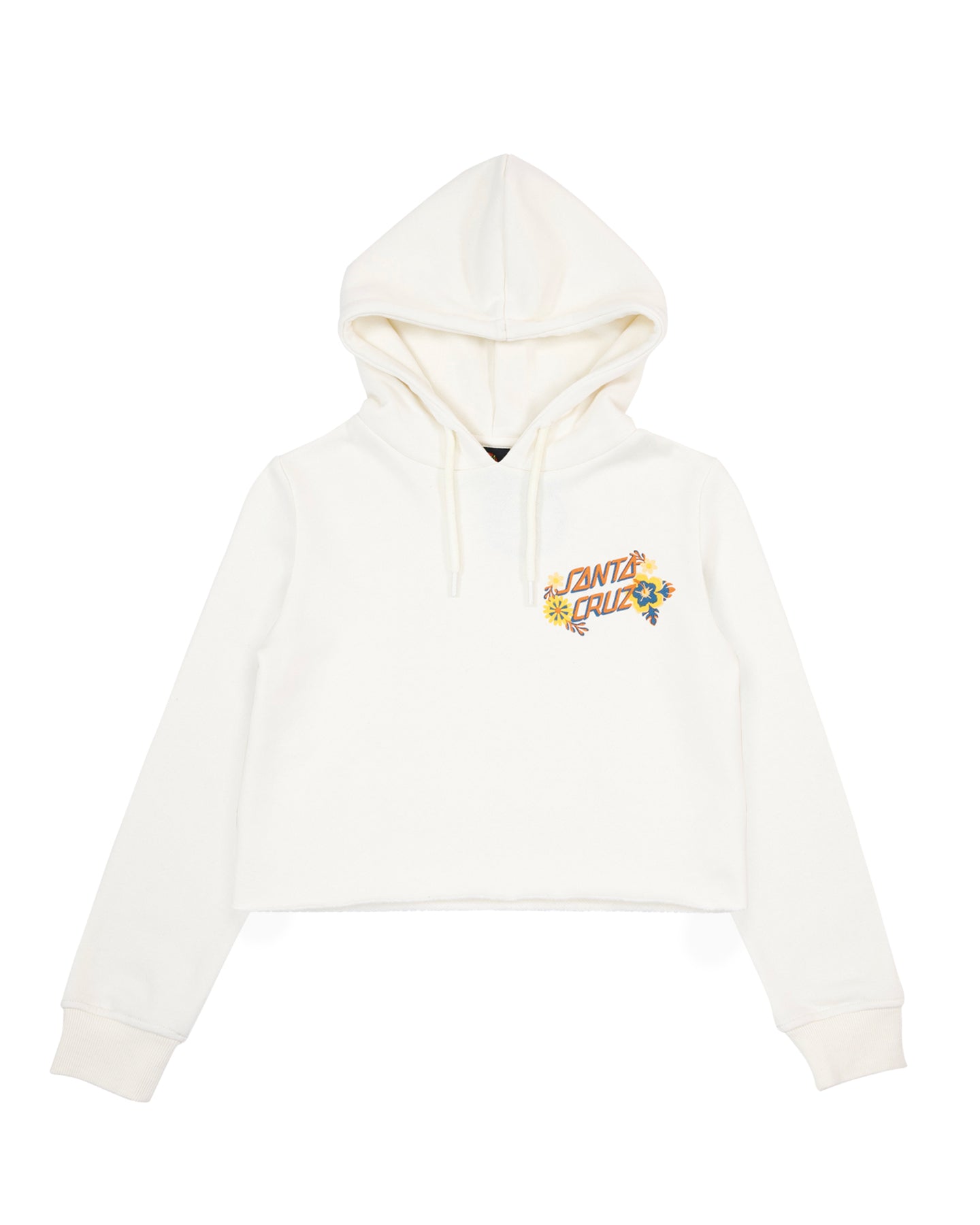 Santa Cruz Free Spirit Floral Chest Hoodie Cream