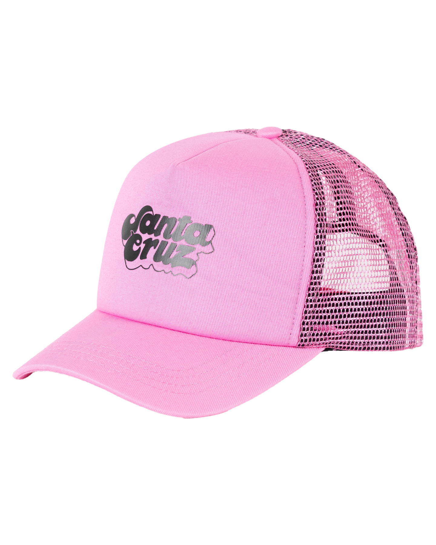 Santa Cruz Groovy Stack Trucker Cap Pink