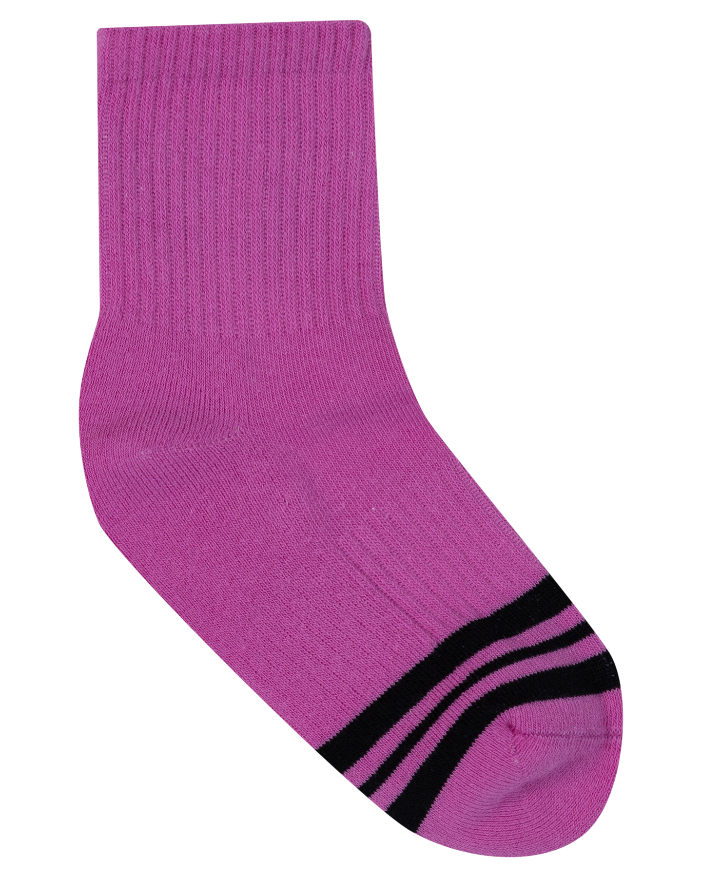 Santa Cruz Groovy Stack Mid Sock 2 Pack Black | Pink