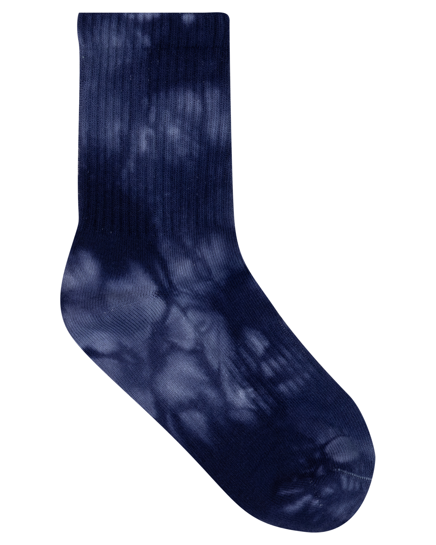Santa Cruz Heart Dot Hollow Mid Sock 2 Pack Dark Blue Tie Dye | Aqua