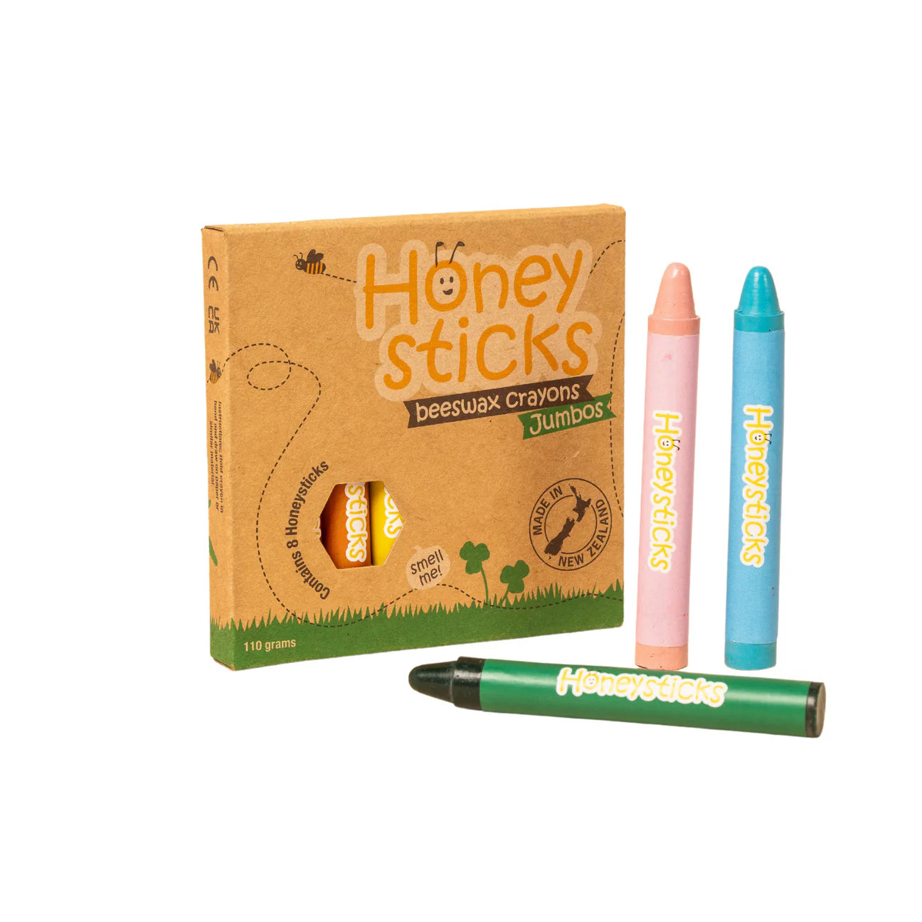Honeysticks Thins Jumbos Pastel 8 packs