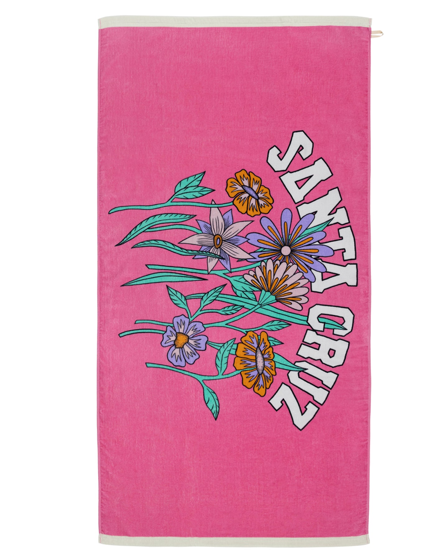Santa Cruz Field Strip Towel Pink