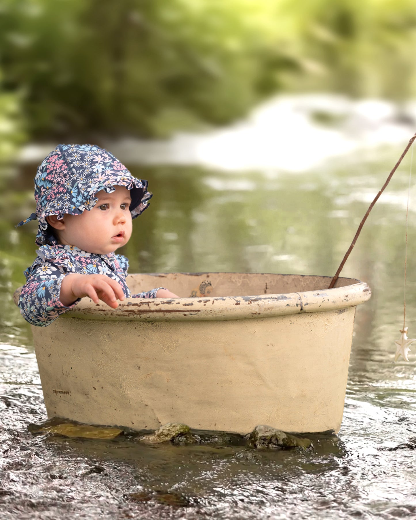 Toshi Swim Bell Hat Wattle Dusk