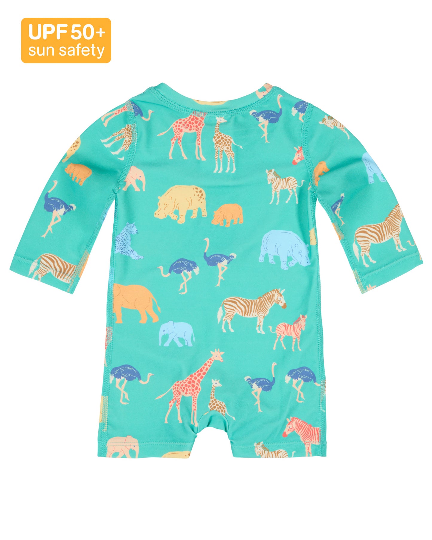 Toshi Baby Swim Long Sleeve Onesie Splash Congo Seagrass