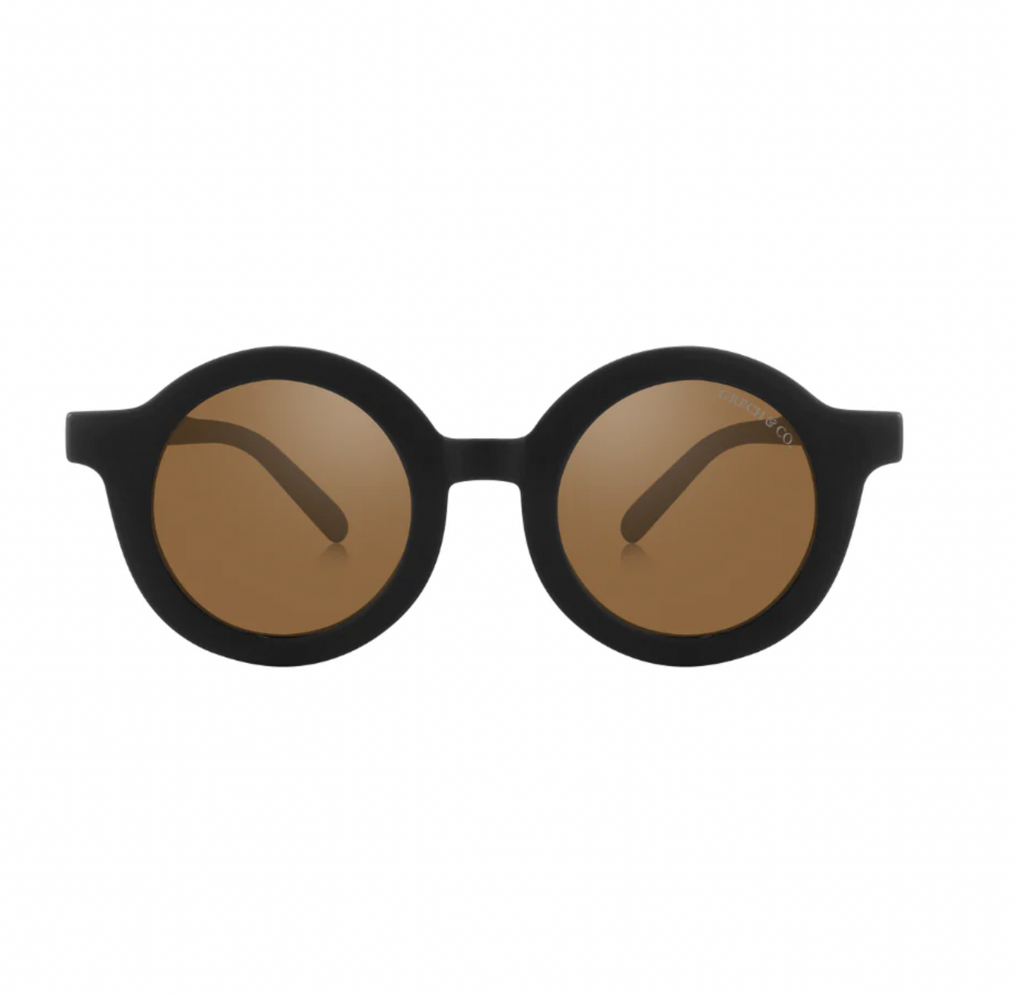 Grech & Co Round TAC Polarised Child Sunglasses Black