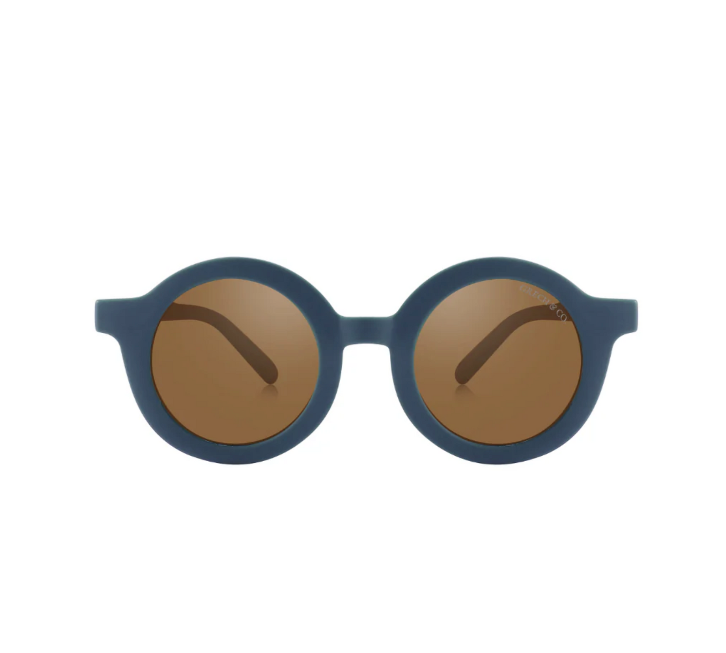 Grech & Co Round TAC Polarised Child Sunglasses Desert Teal