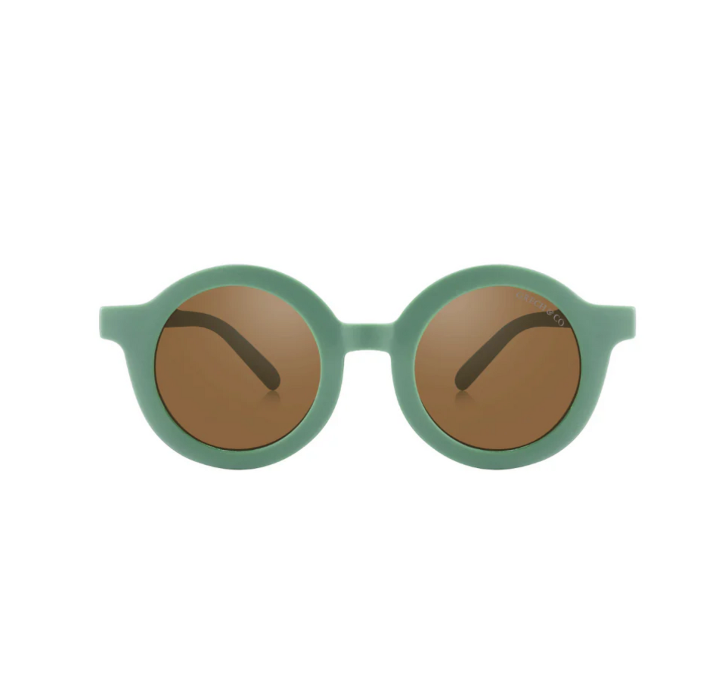Grech & Co Round TAC Polarised Child Sunglasses Fern