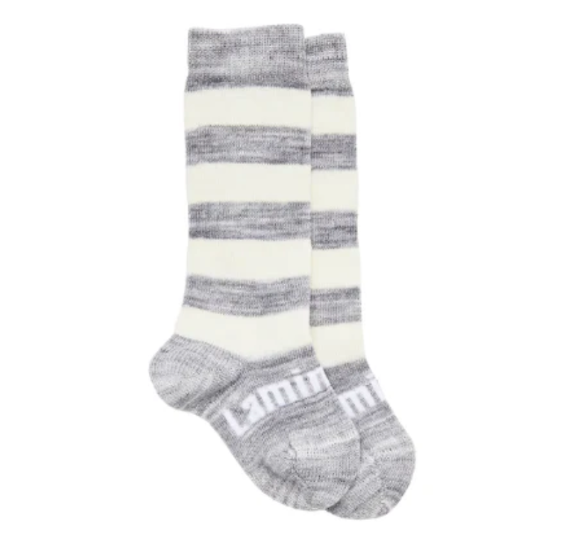 Lamington Baby Merino Knee High Socks Pebble