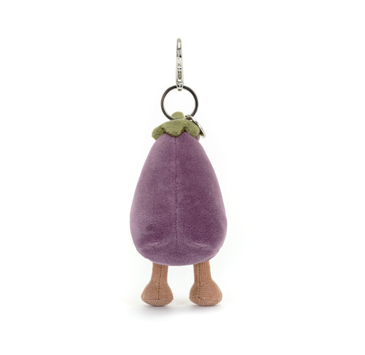 Jellycat Vivacious Aubergine Bag Charm