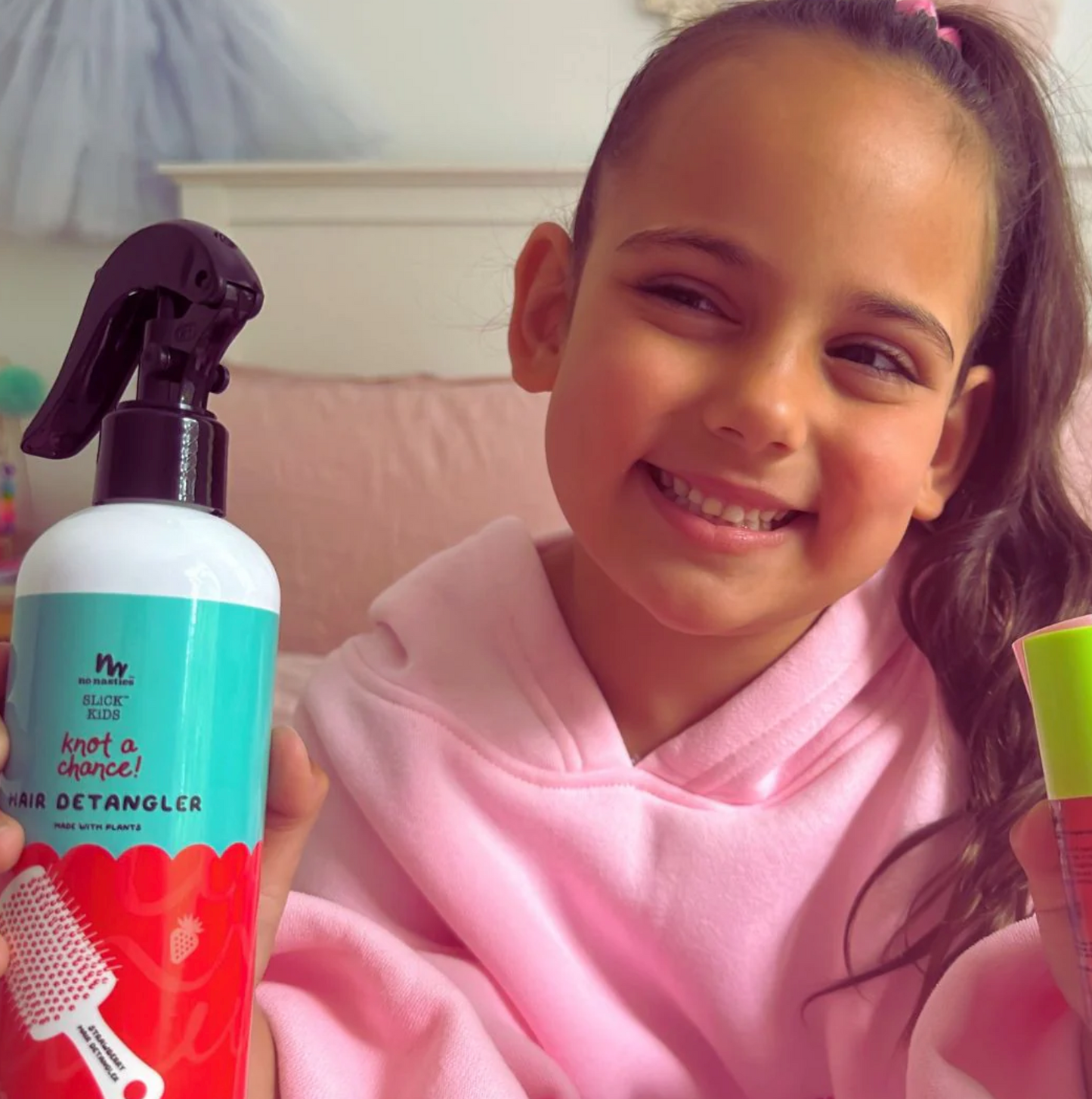 No Nastie | Slick Kids Hair Detangler Strawberry