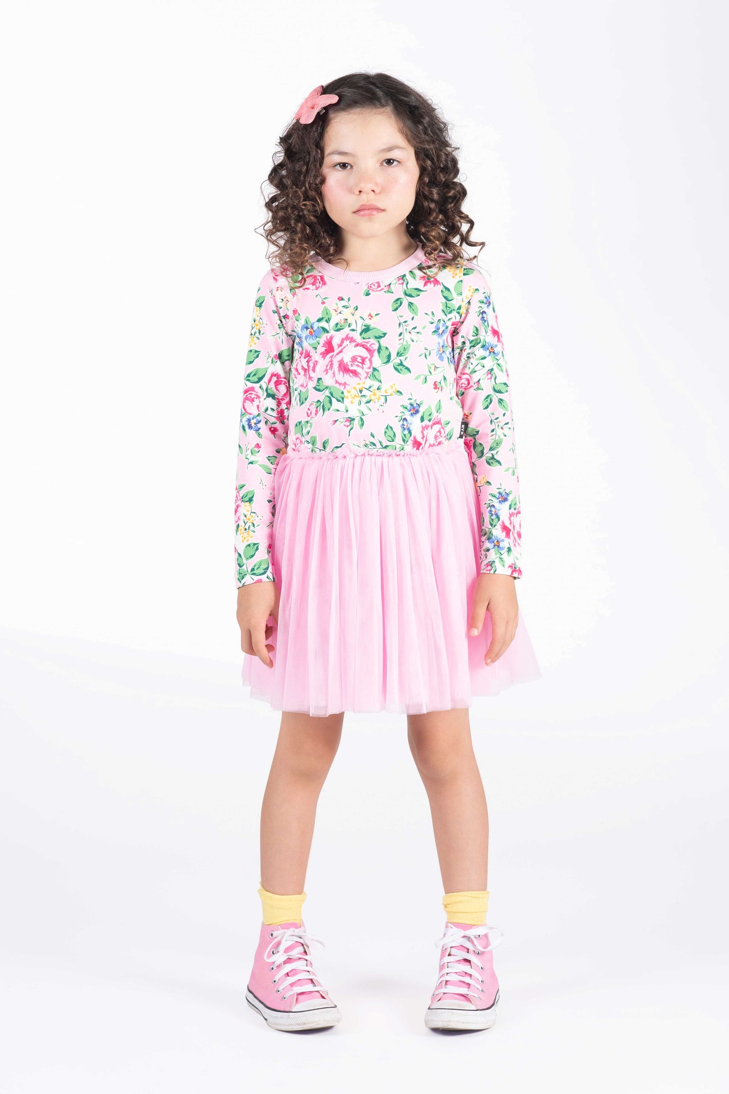 Rock Your Kid Garden Circus Dress Pink