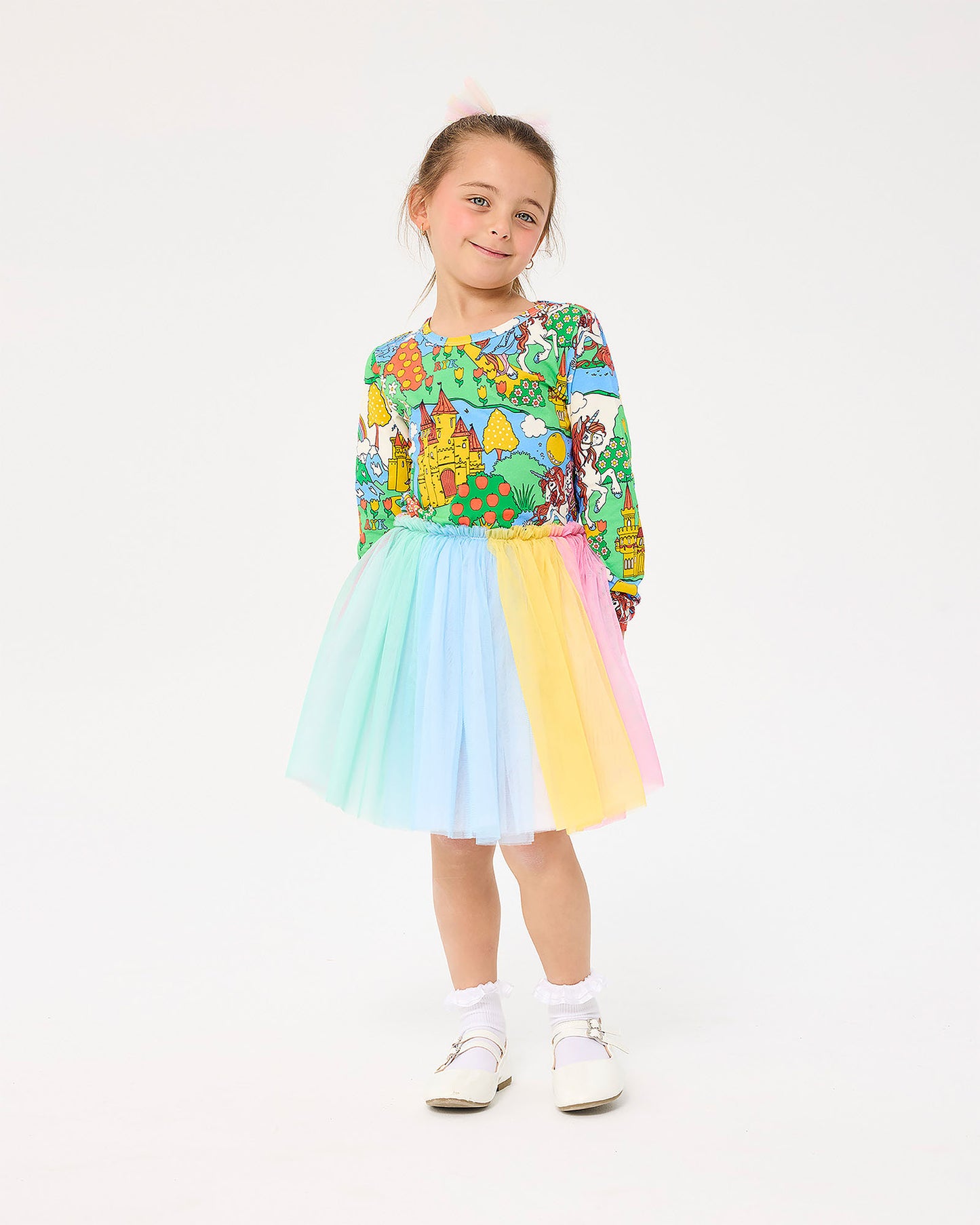 Rock Your Kid Happy Land Waisted Circus Dress