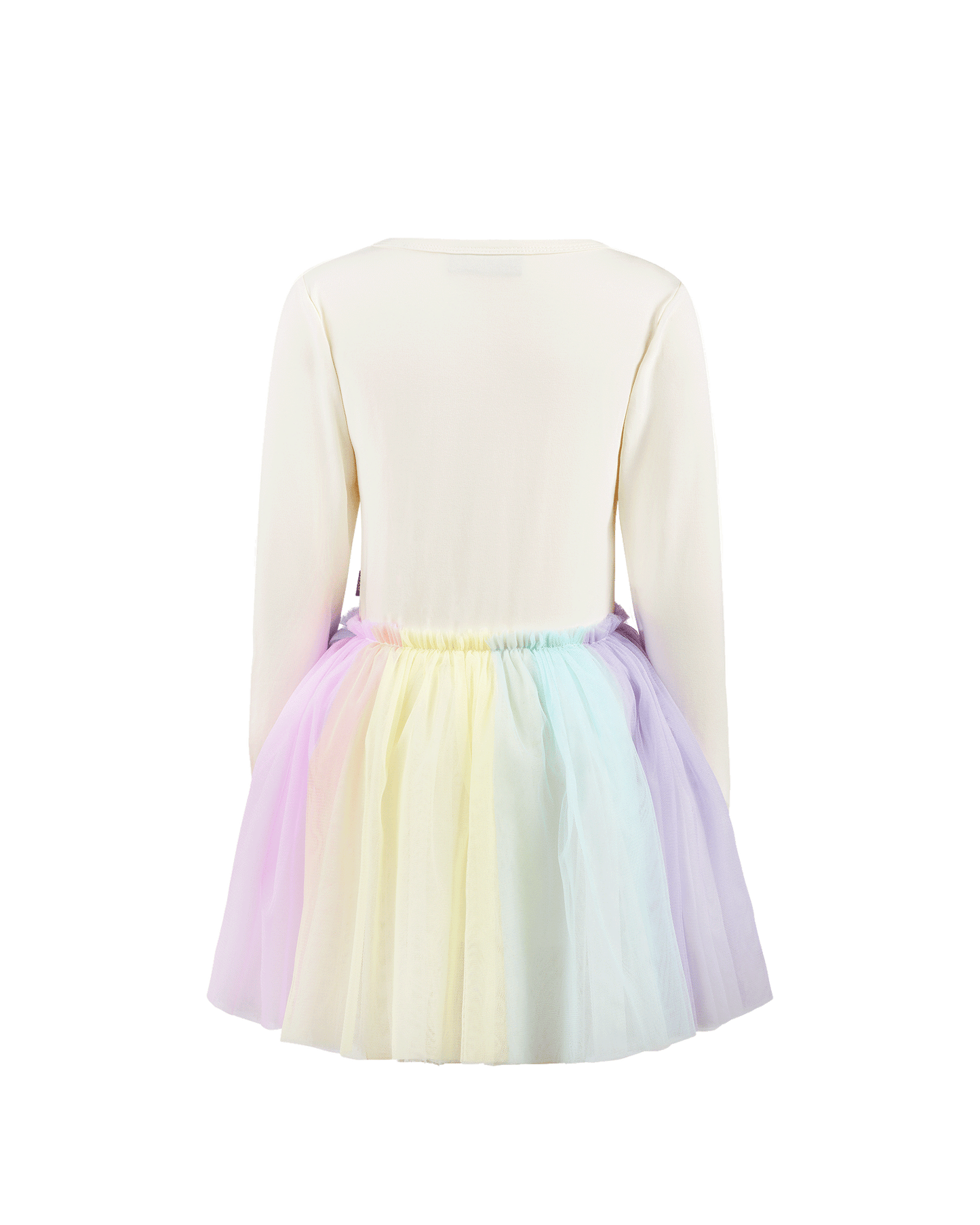 Rock Your Kid Unicorn Flags Long Sleeve Circus Dress