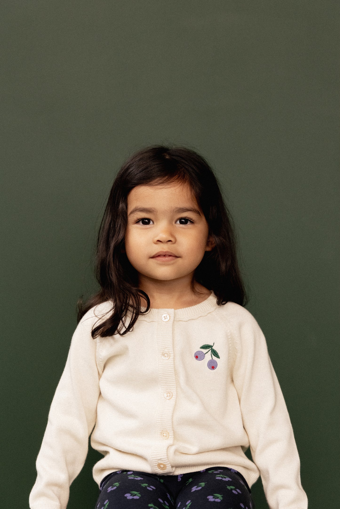 Nature Baby Piper Cardigan Winter Berry