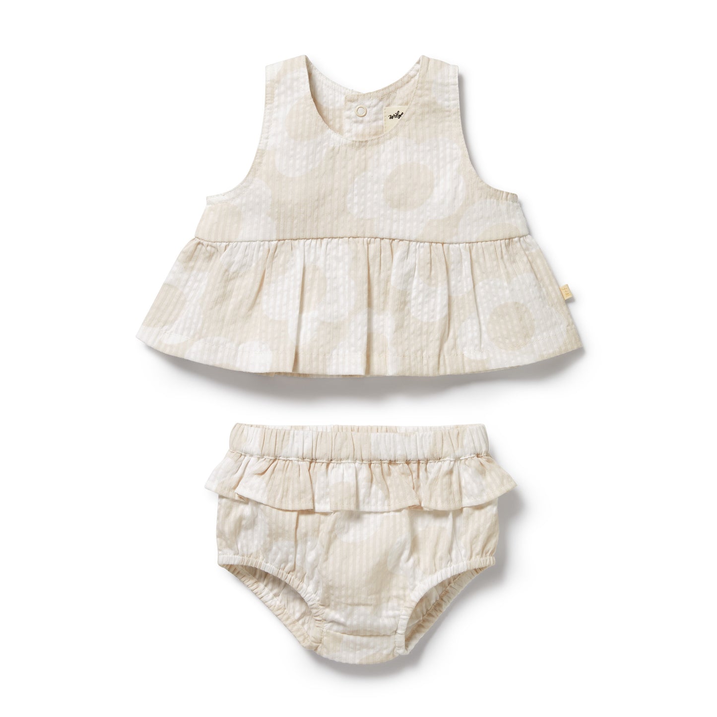 Wilson & Frenchy Organic Ruffle Set Daisy Bloom