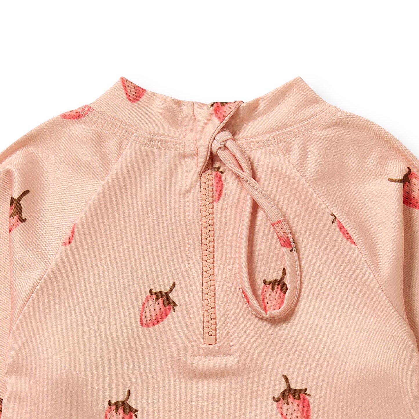 Wilson & Frenchy Girls Cutwork Rashie Swimset Strawberry Kisses