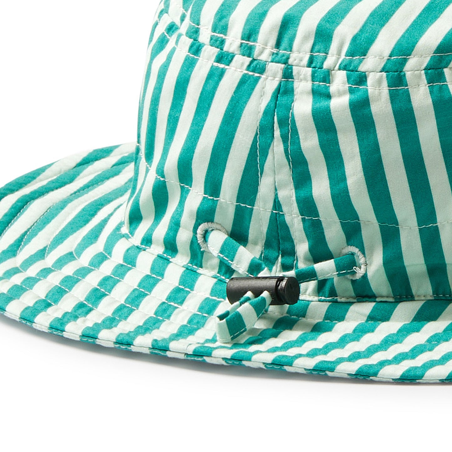 Wilson & Frenchy Sunhat Green Bean Stripe