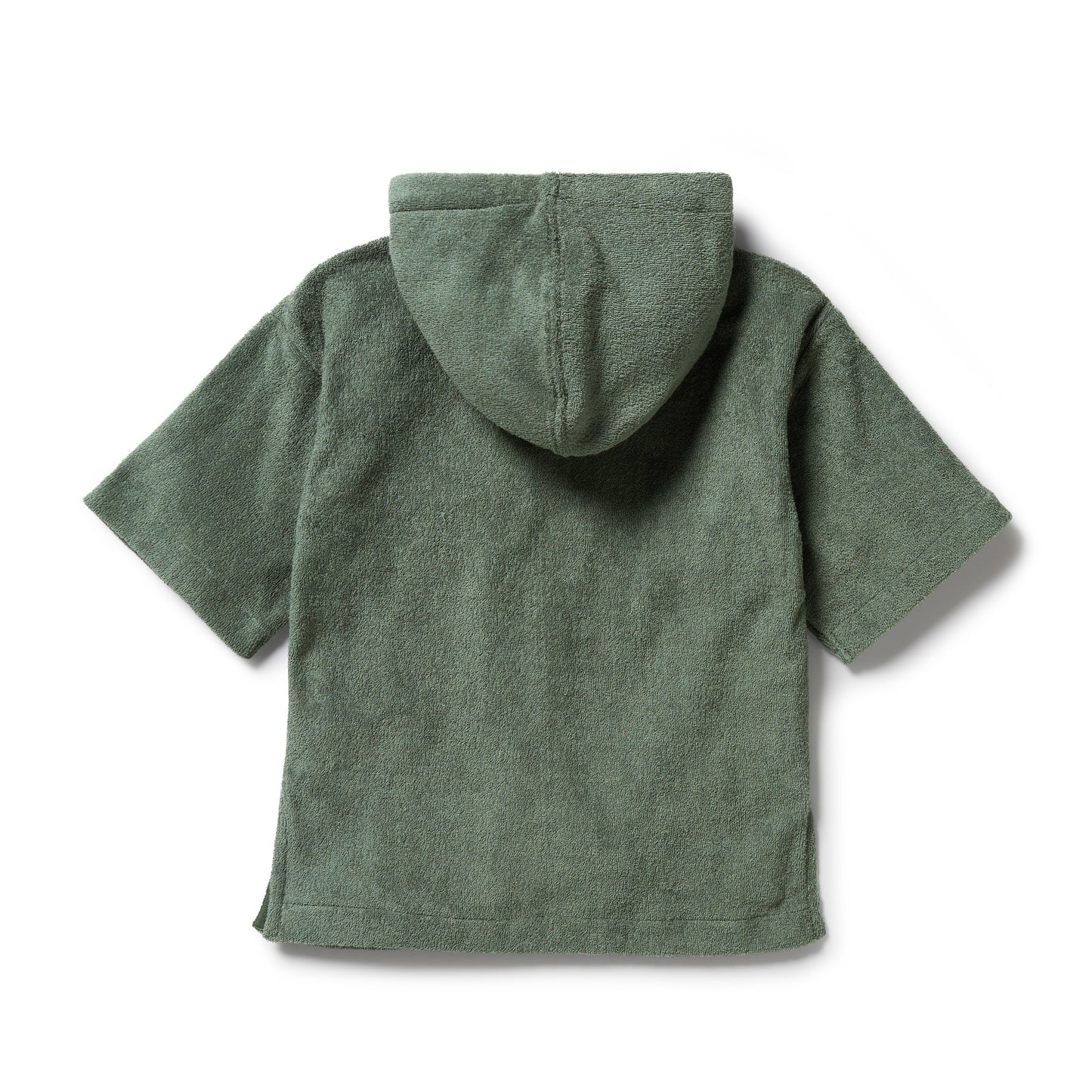 Wilson & Frenchy Organic Terry Hooded Towel Moss