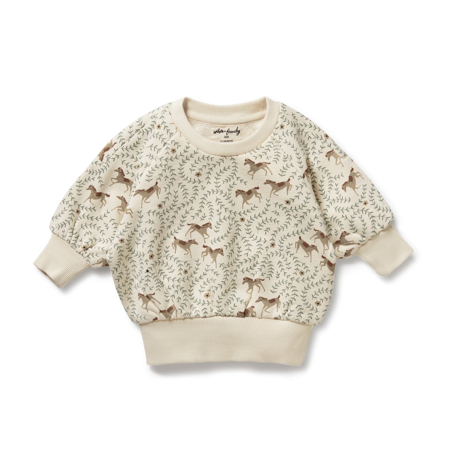 Wilson & Frenchy Organic Terry Sweat Trixie Horse