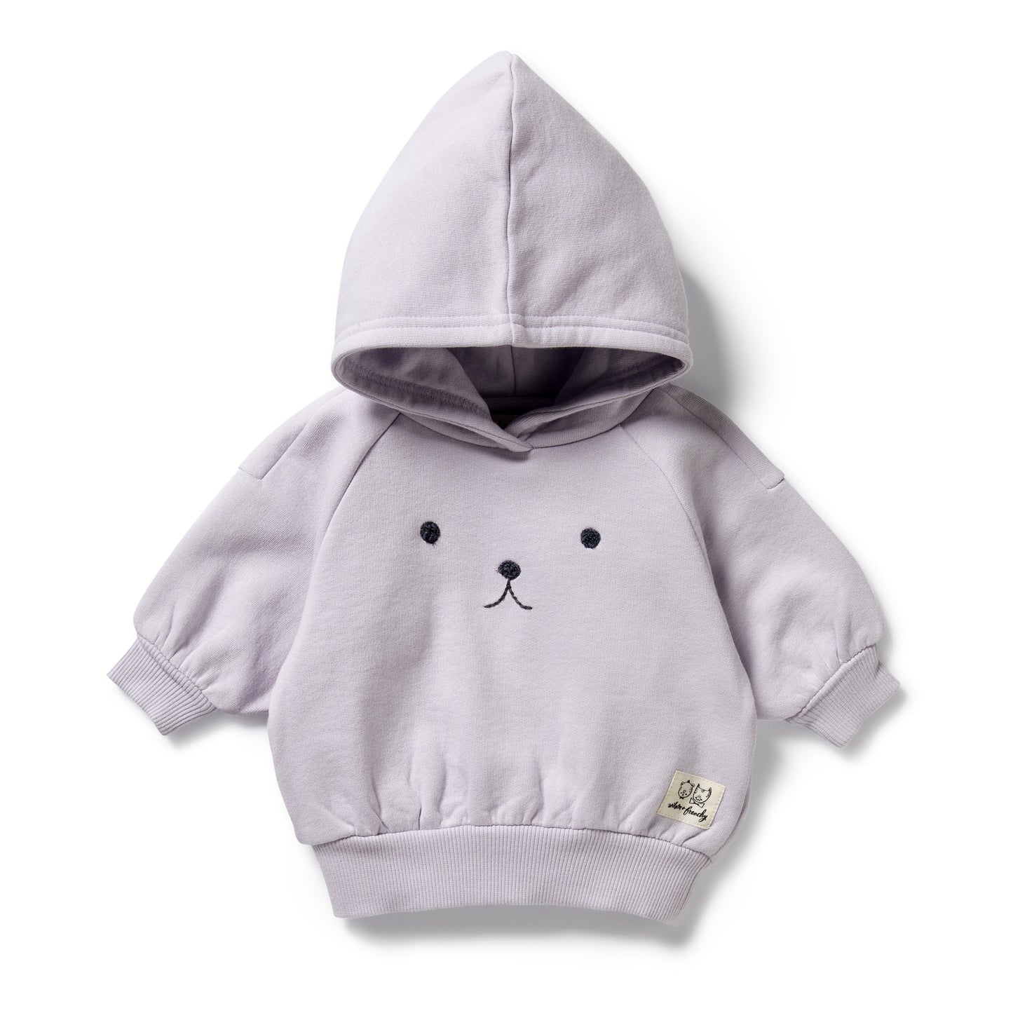 Wilson & Frenchy Organic Terry Hooded Sweat Lavender