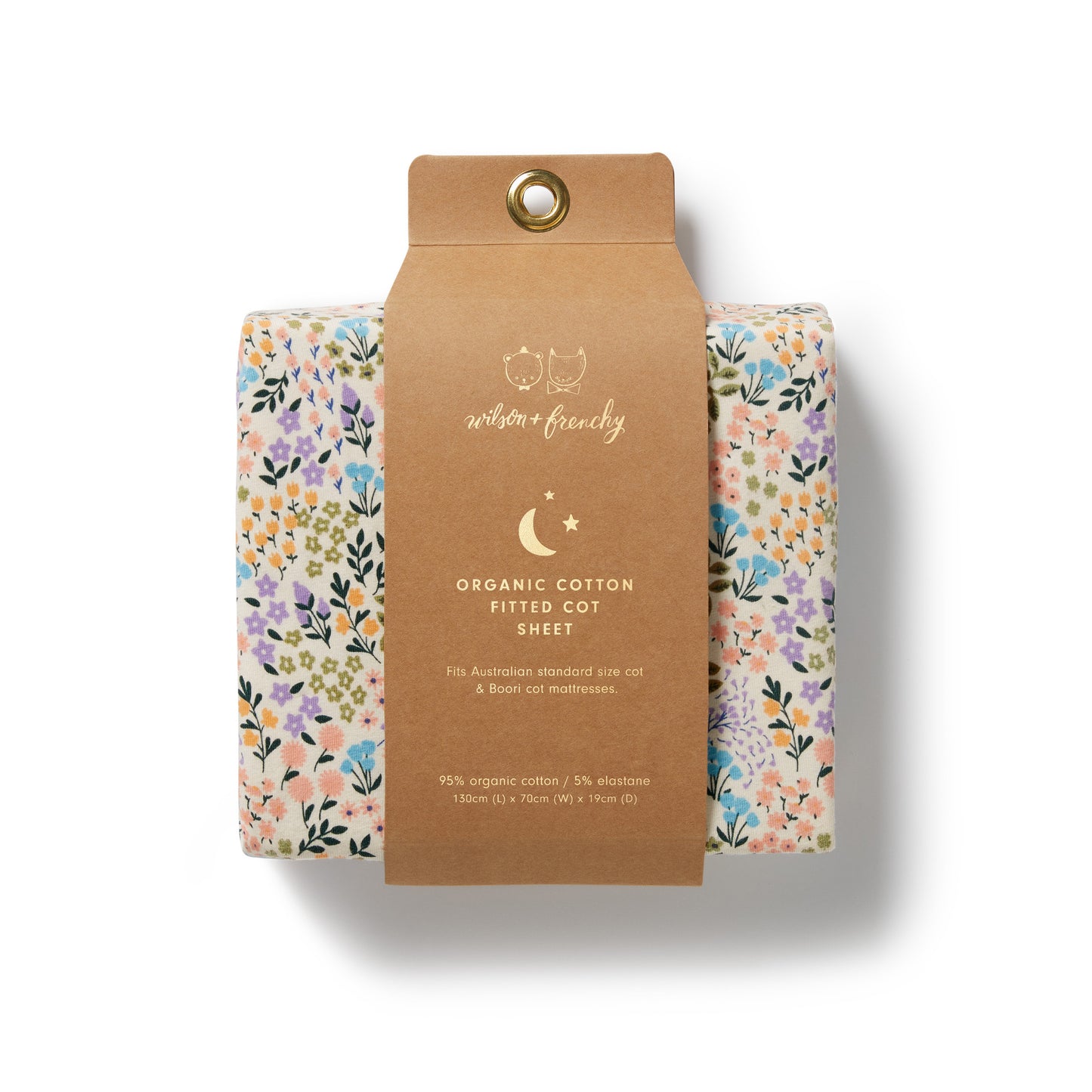 Wilson & Frenchy Organic Cot Sheet Tiny Bloom
