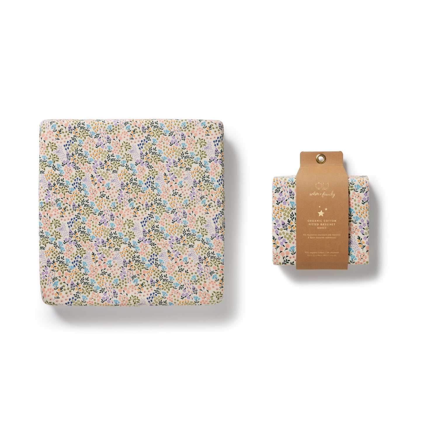 Wilson & Frenchy Organic Cot Sheet Tiny Bloom