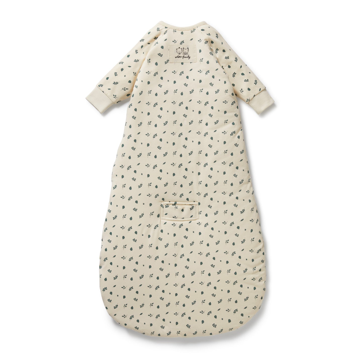 Wilson & Frenchy Organic Long Sleeved Sleeping Bag 3.5 TOG Twilight Leaf